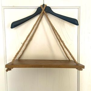 Hanging Shelves. Set of 3. Never used. Boho hanging shelf.